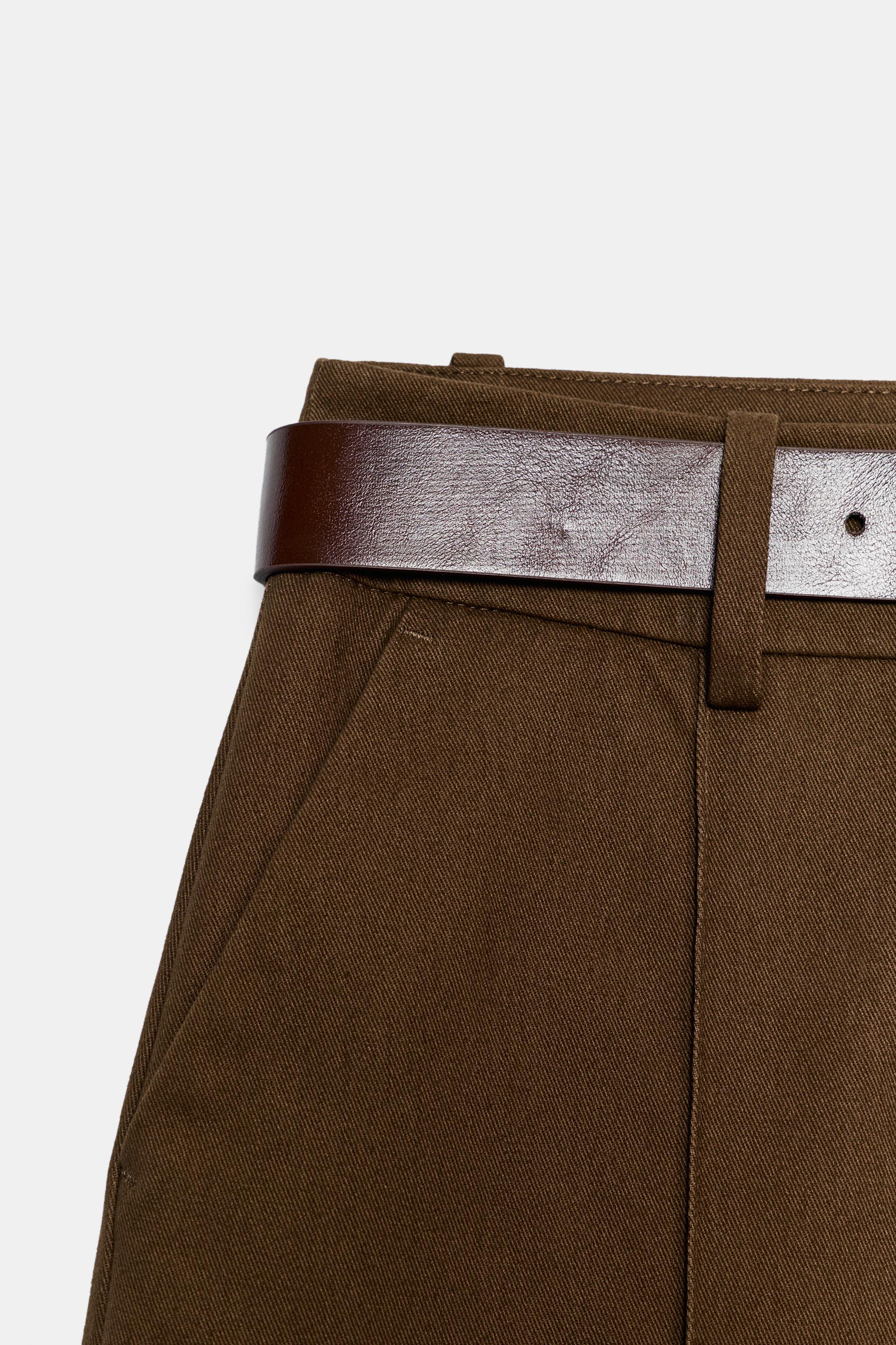 BELTED BALLOON PANTS