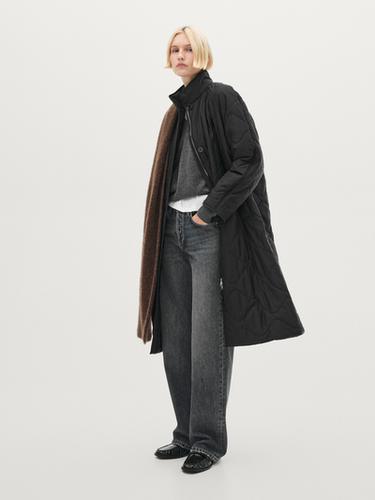 Abrigo acolchado guateado rombos - Negro de Zara