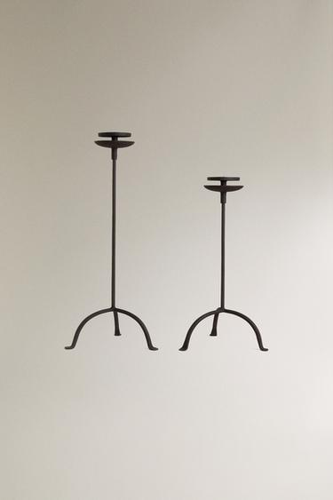 TRIPOD CANDLESTICK — Black 1