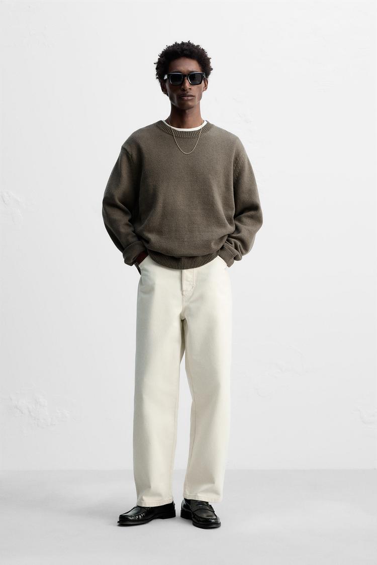 Regular Fit Pana Beige Pantalon Pana Crudo Hombre JEANS RELAXED