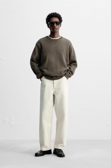 JEANS RELAXED FIT - Blanco roto de Zara - Imagen 0