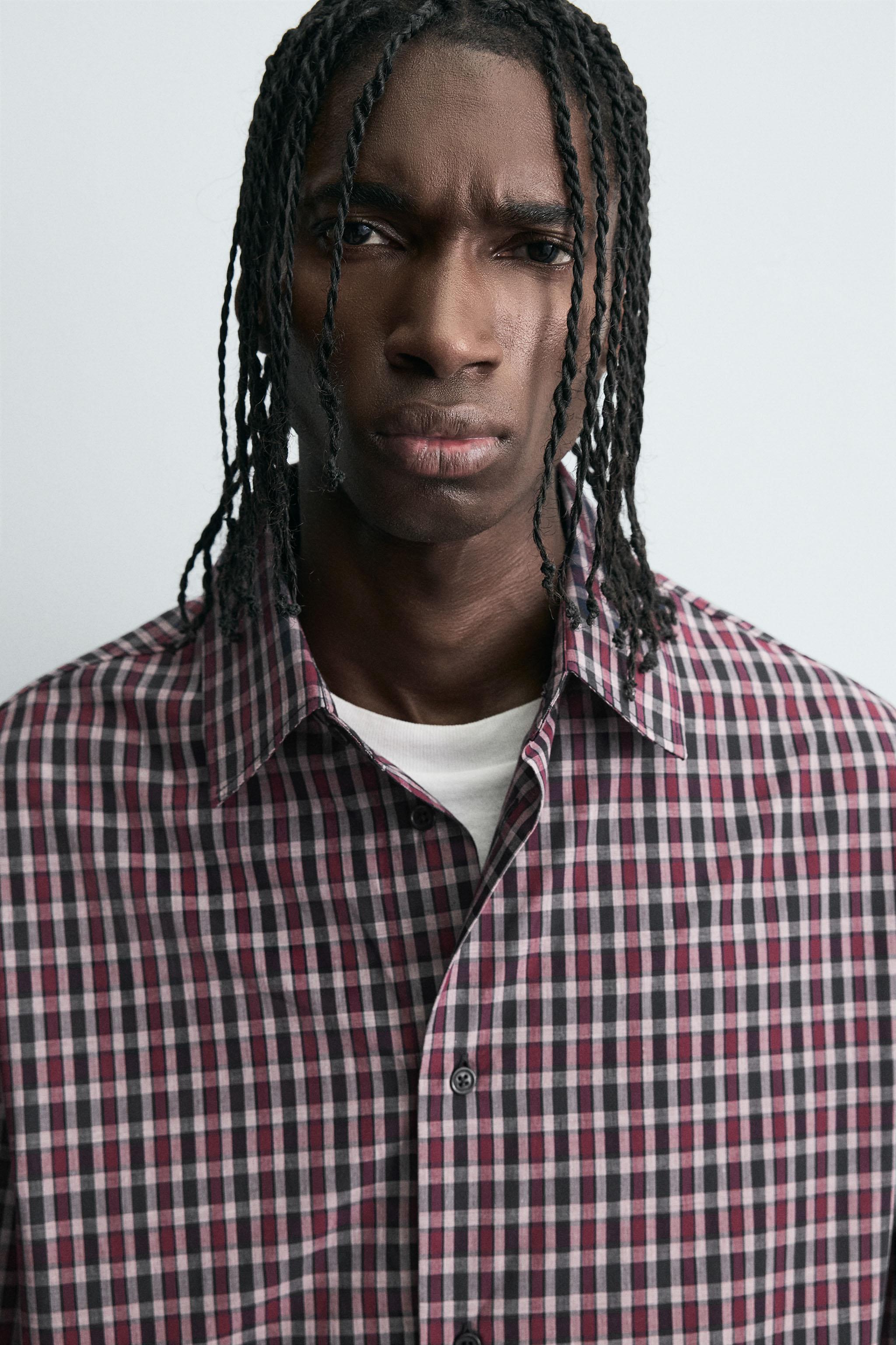 EMBROIDERED CHECK SHIRT - Multicoloured | ZARA South Africa