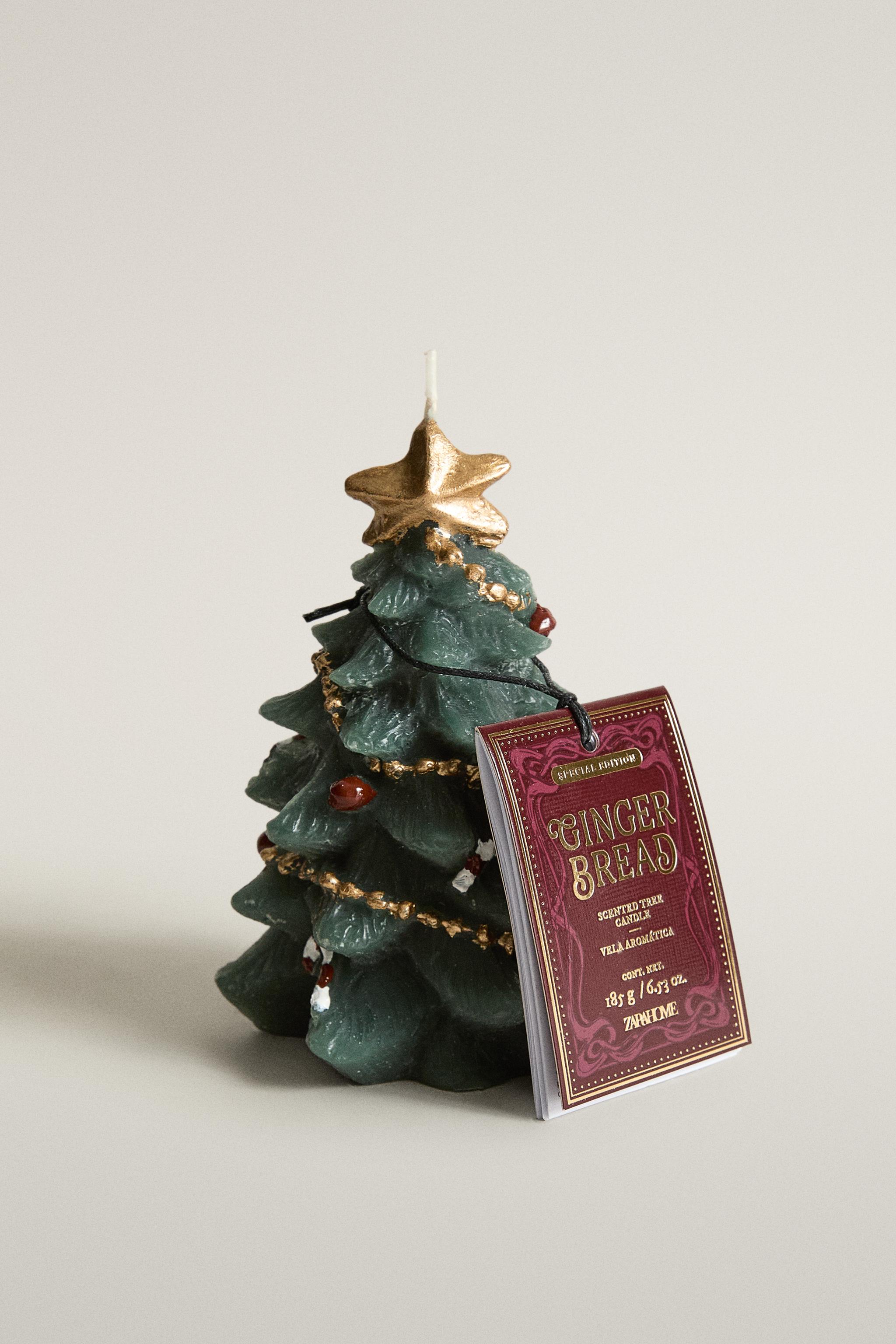 GINGERBREAD TREE SCENTED CANDLE