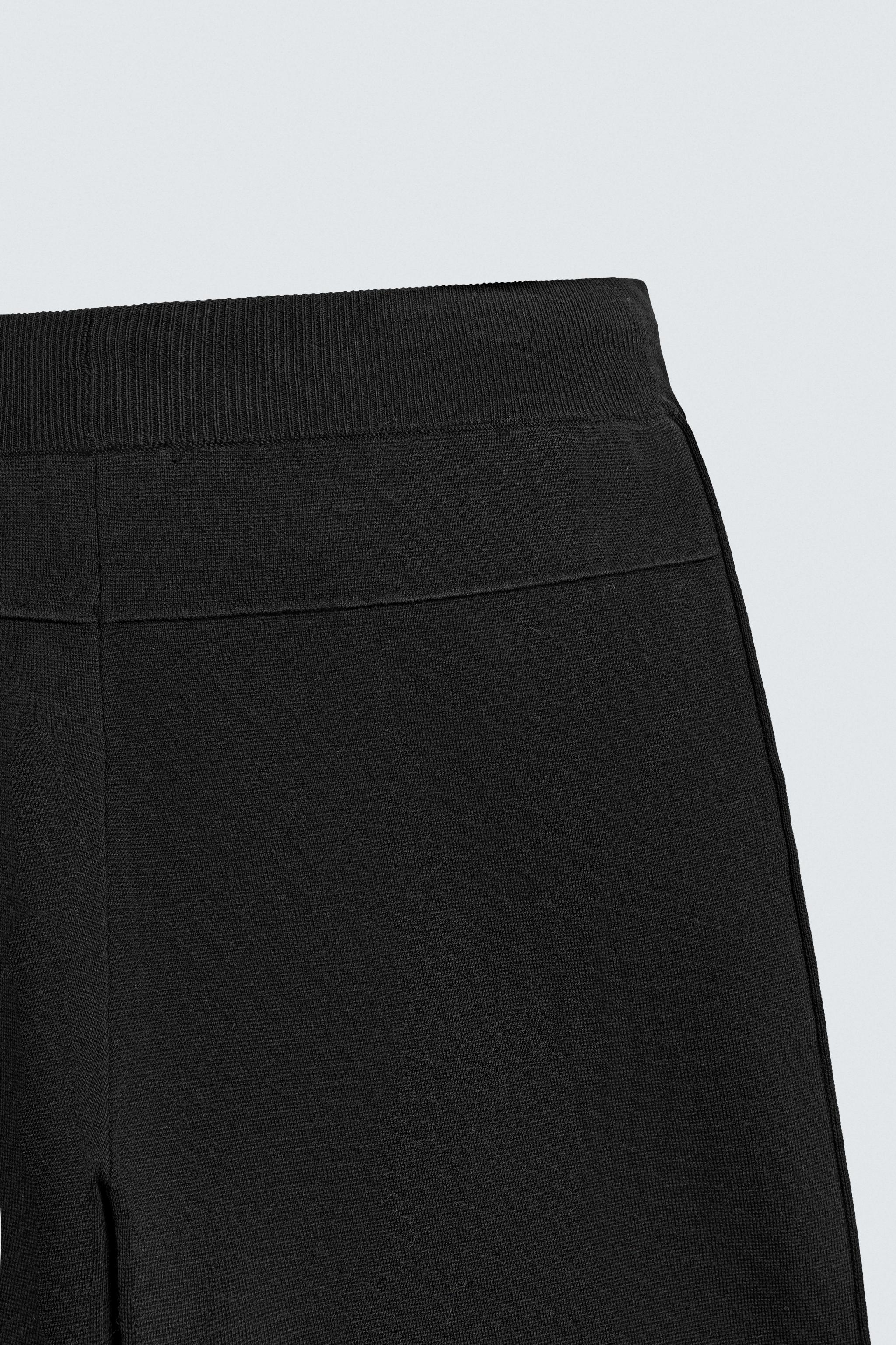 KNIT WIDE FIT PANTS