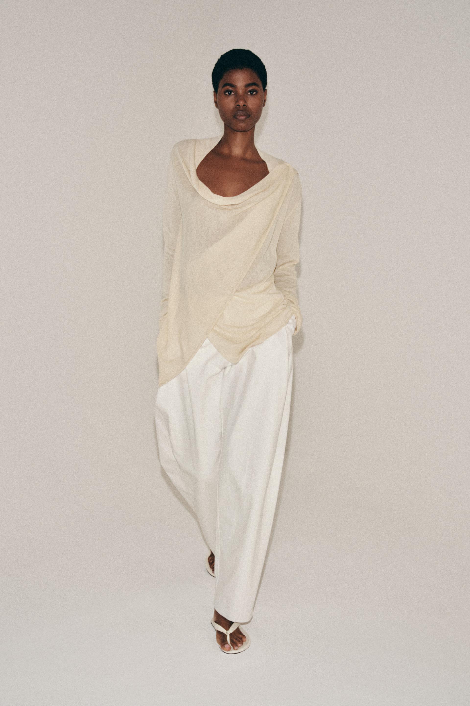Fine Knit Fluid Cardigan