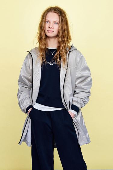 Zara RELJEEFKIRJAGA DRESSIPLUUS - Sinine