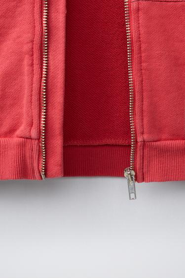SWEAT À CAPUCHE PUKAS SURF - Rouge de Zara - Image 3