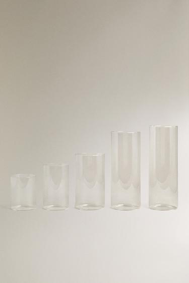 Zara BOROSILICATE GLASS LANTERN VASE - 990