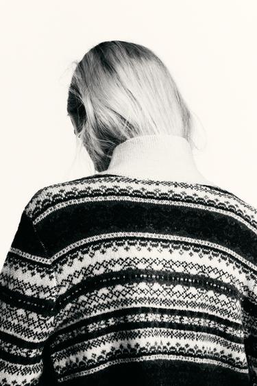 JACQUARD CARDIGAN - Multicoloured by Zara