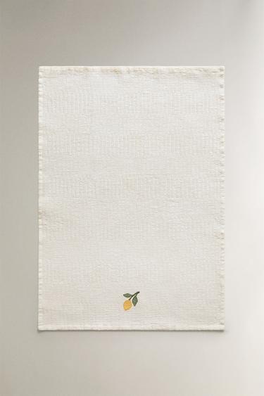 PACK OF WAFFLE-KNIT TEA TOWELS (PACK OF 2) - Green by Zara - Image 1