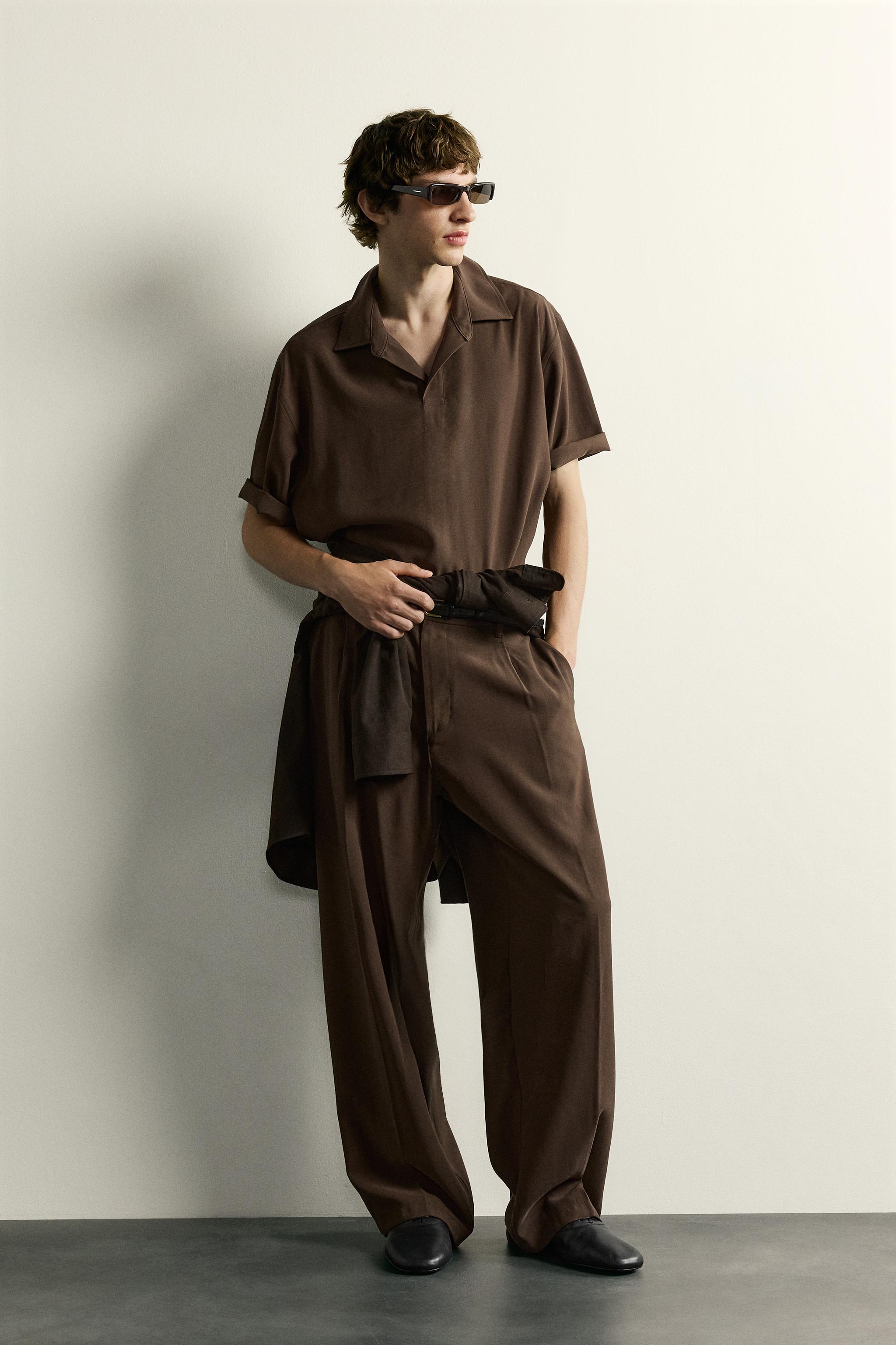CHEMISE POLO FLUIDE COUPE DÉCONTRACTÉE