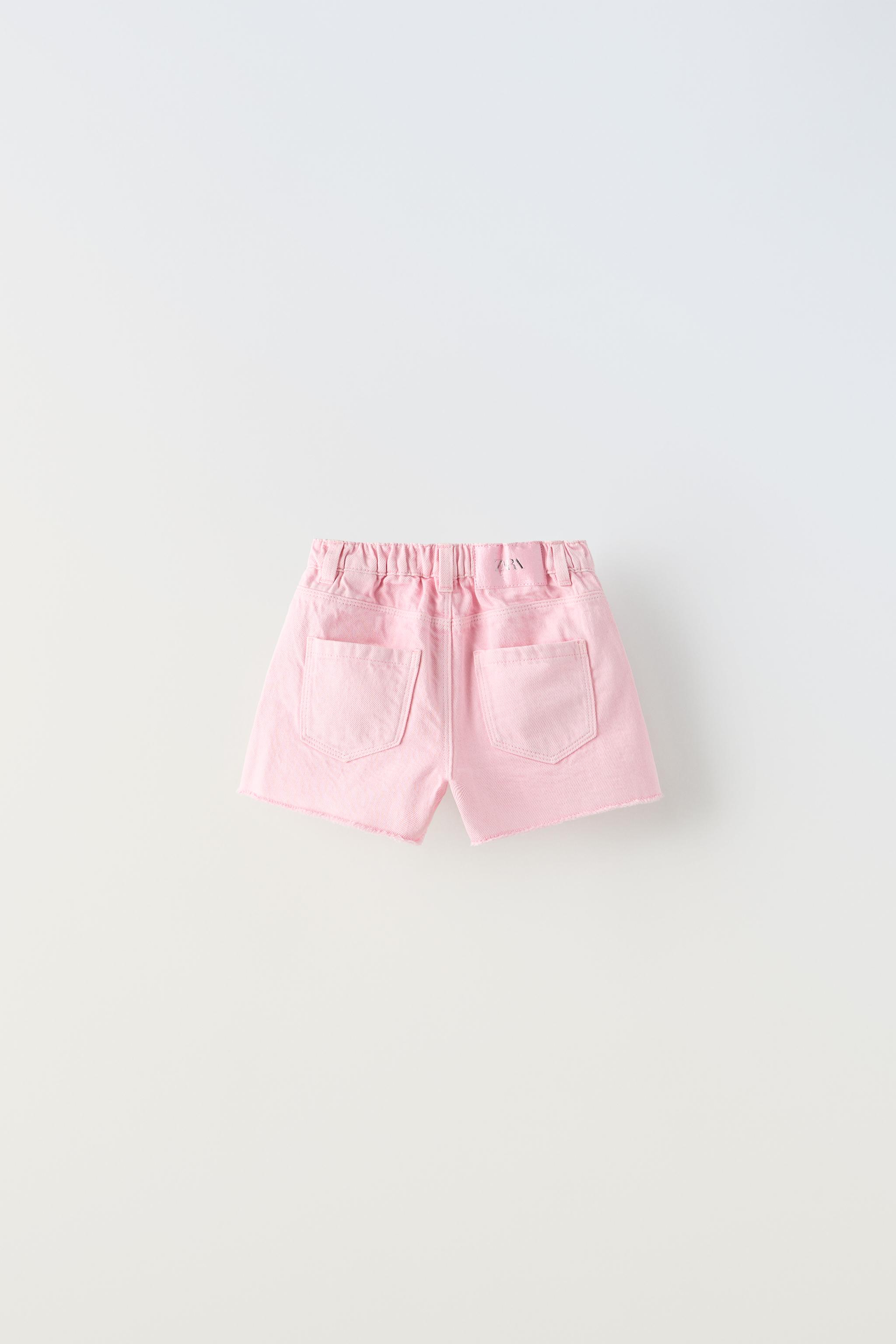 MOM FIT DENIM SHORTS - Mauve