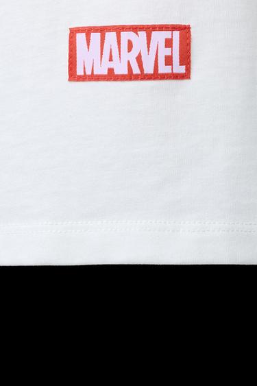 Zara THE AVENGERS © MARVEL EMBOSSED T-SHIRT - White