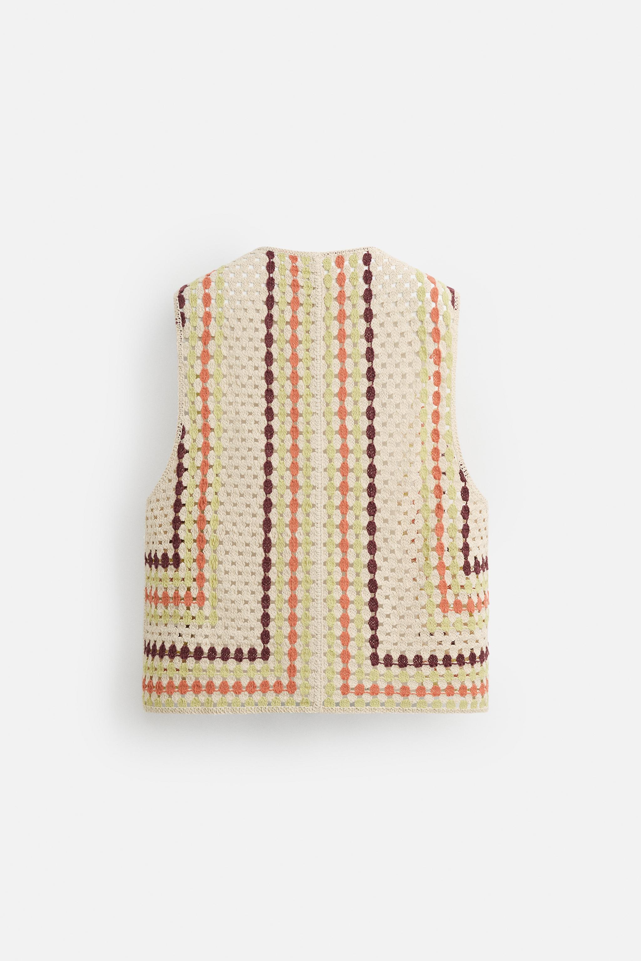 GILET STRUCTURE CROCHET