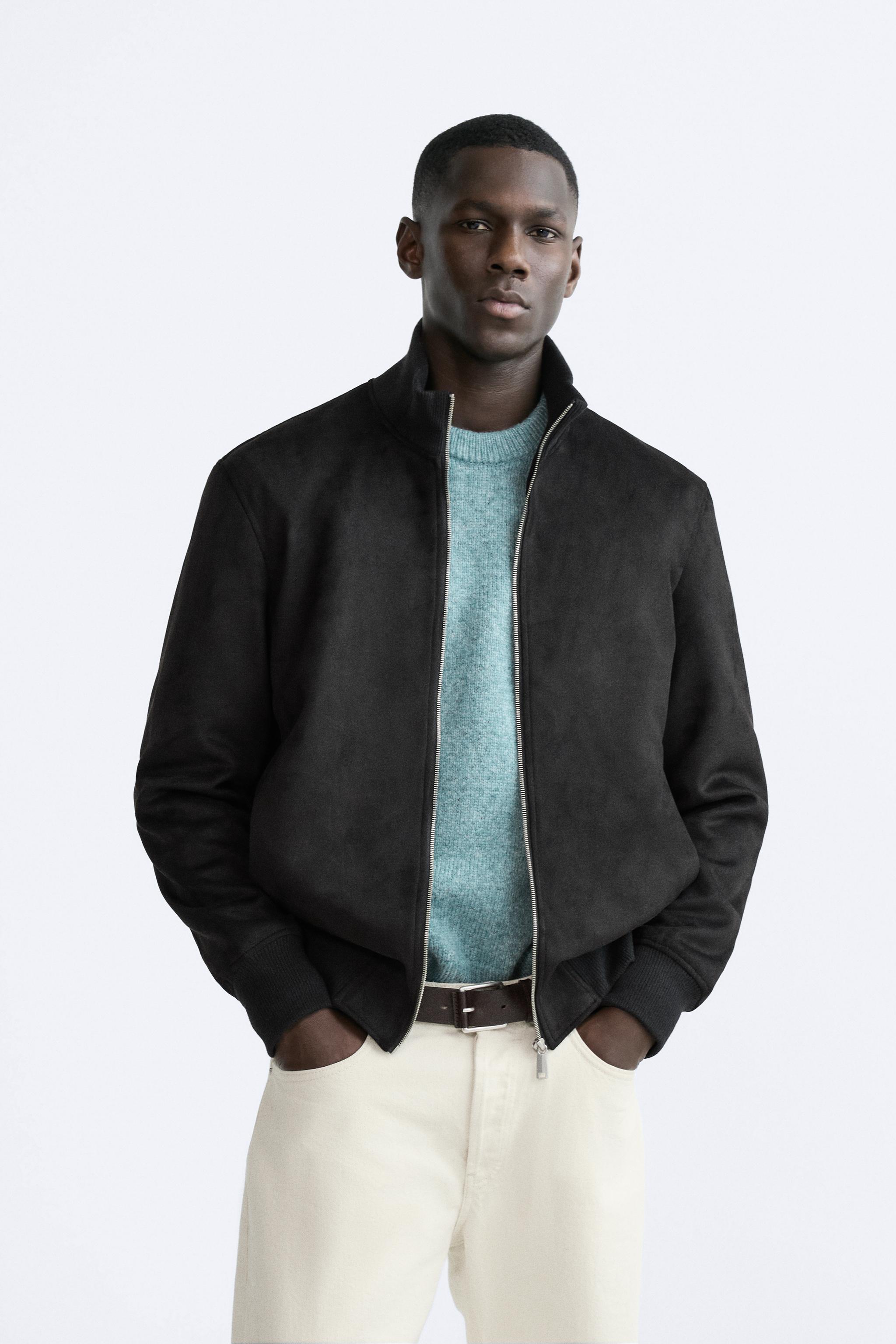 Zara bomber 2025 jacket mens