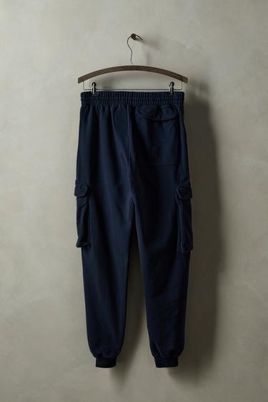RELAXED FIT CARGO TROUSERS X SR_A - Navy blue by Zara - Image 1
