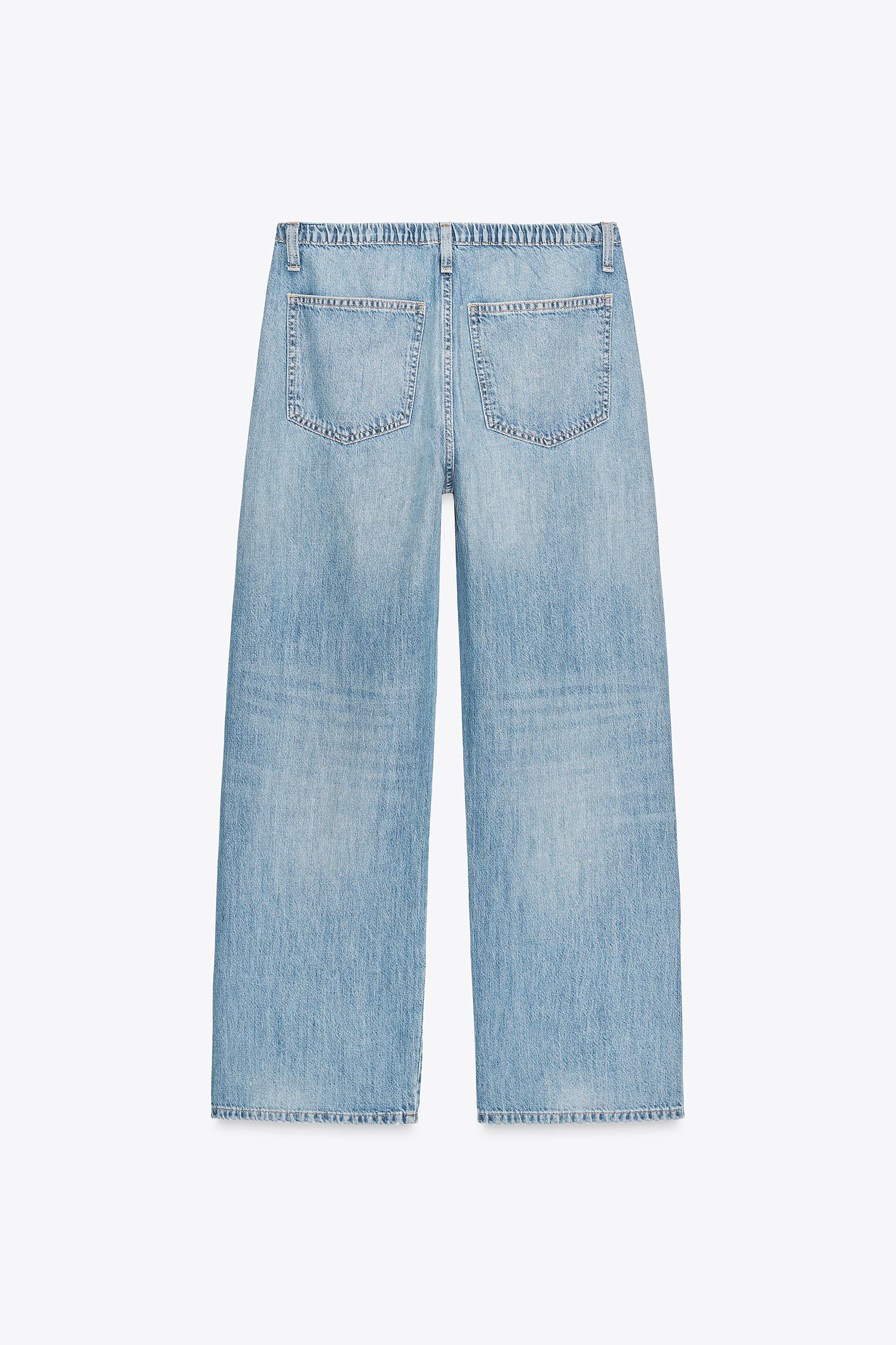PANTALON FLUIDE DENIM TRF CORDON