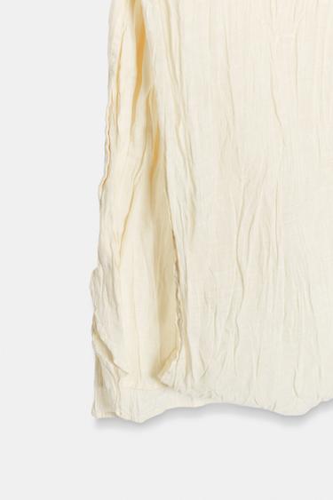ZW COLLECTION EMBROIDERED SASH MIDI SKIRT - Ecru by Zara - Image 5