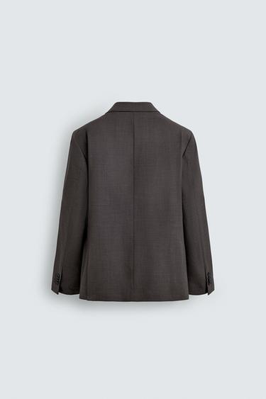 VESTE DE COSTUME STRUCTURÉE - Marron de Zara - Image 7