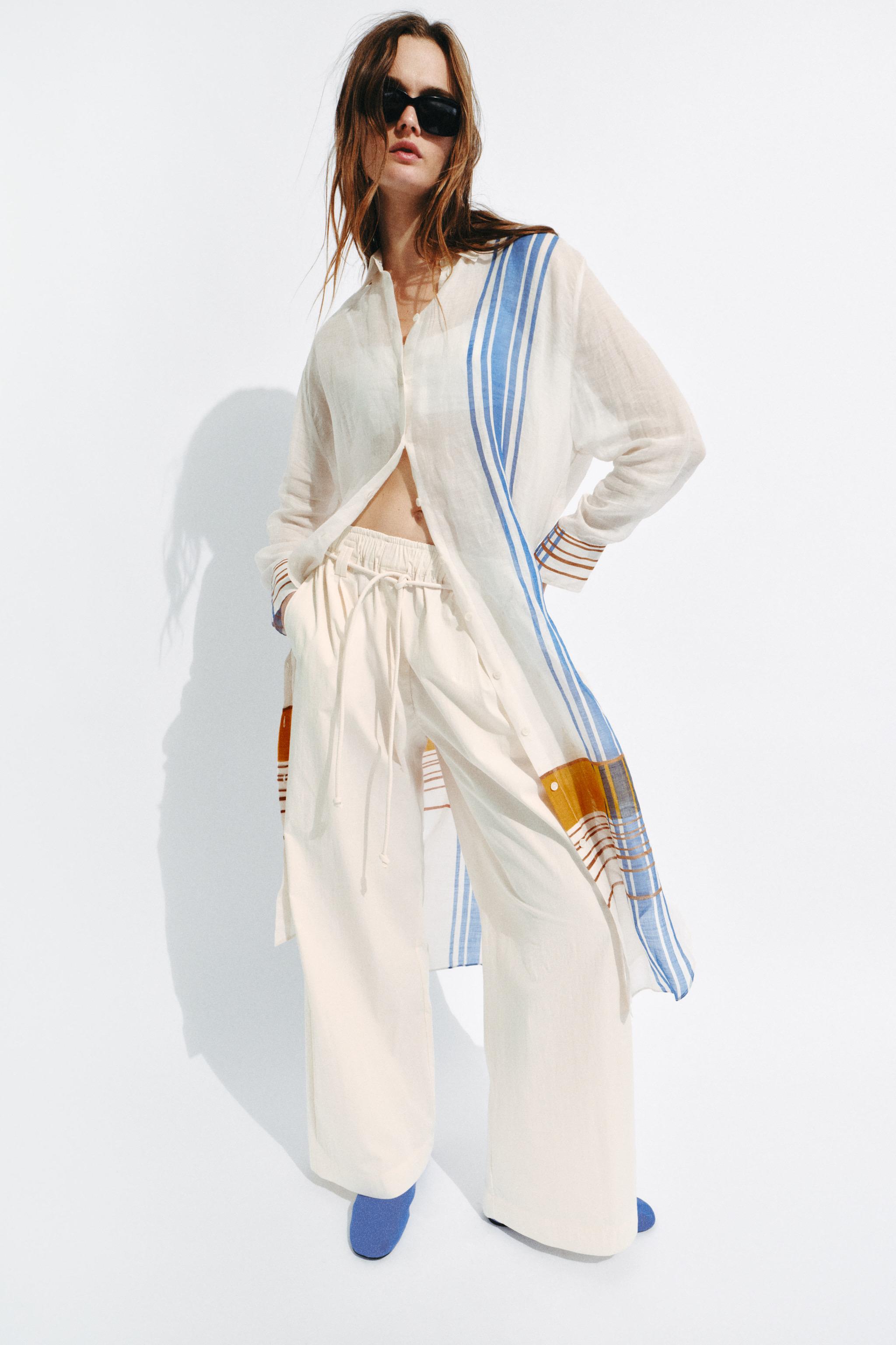 ZW COLLECTION POPLIN PANTS