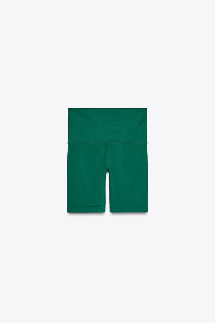 Pantaloncini Short Ciclista Zara SHORTS CICLISTA SEAMLESS Verde