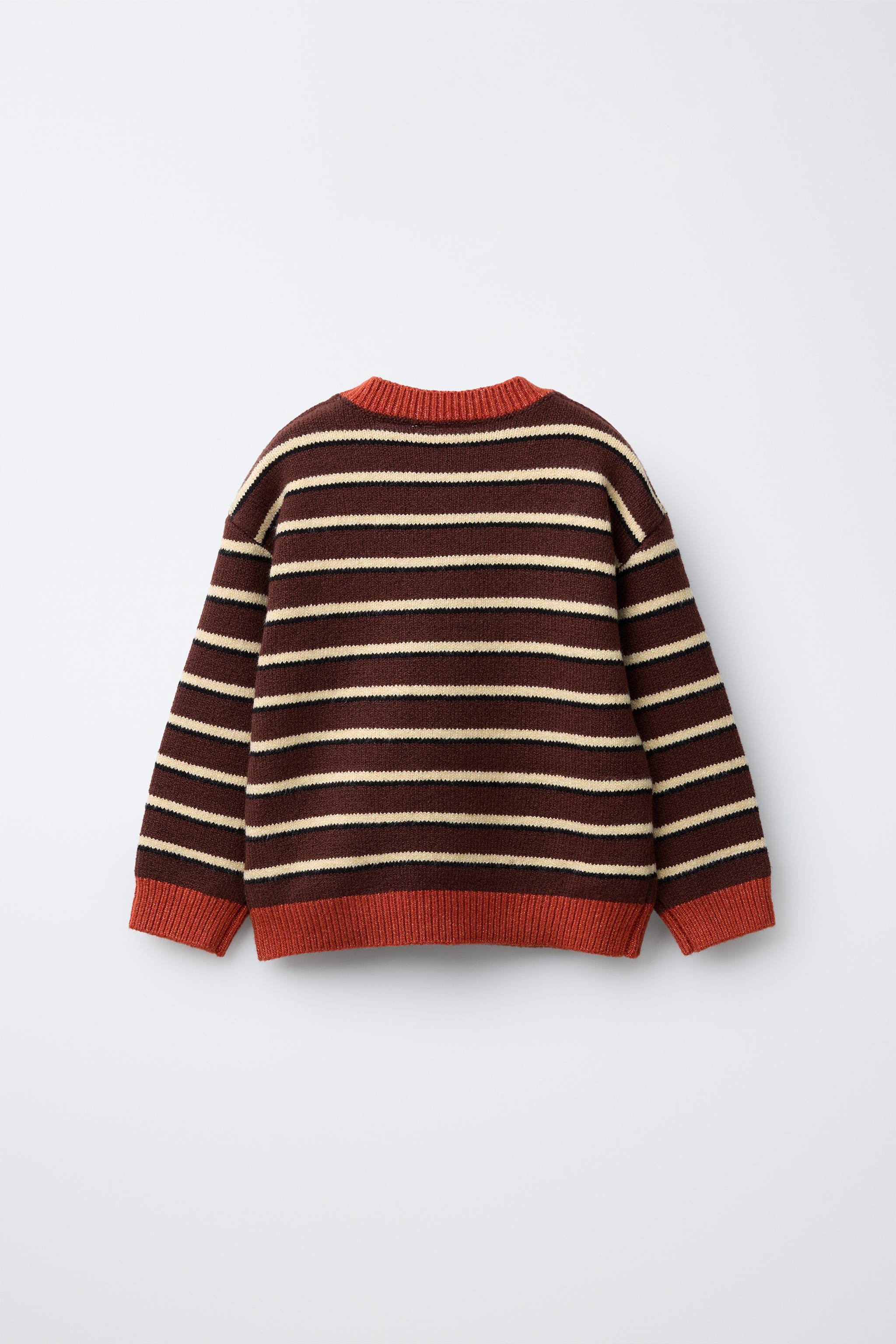 ★★限定SALE★★【soduk】striped knit Stripe Boxy Knit Sweater - Blue Multi – Brain Dead