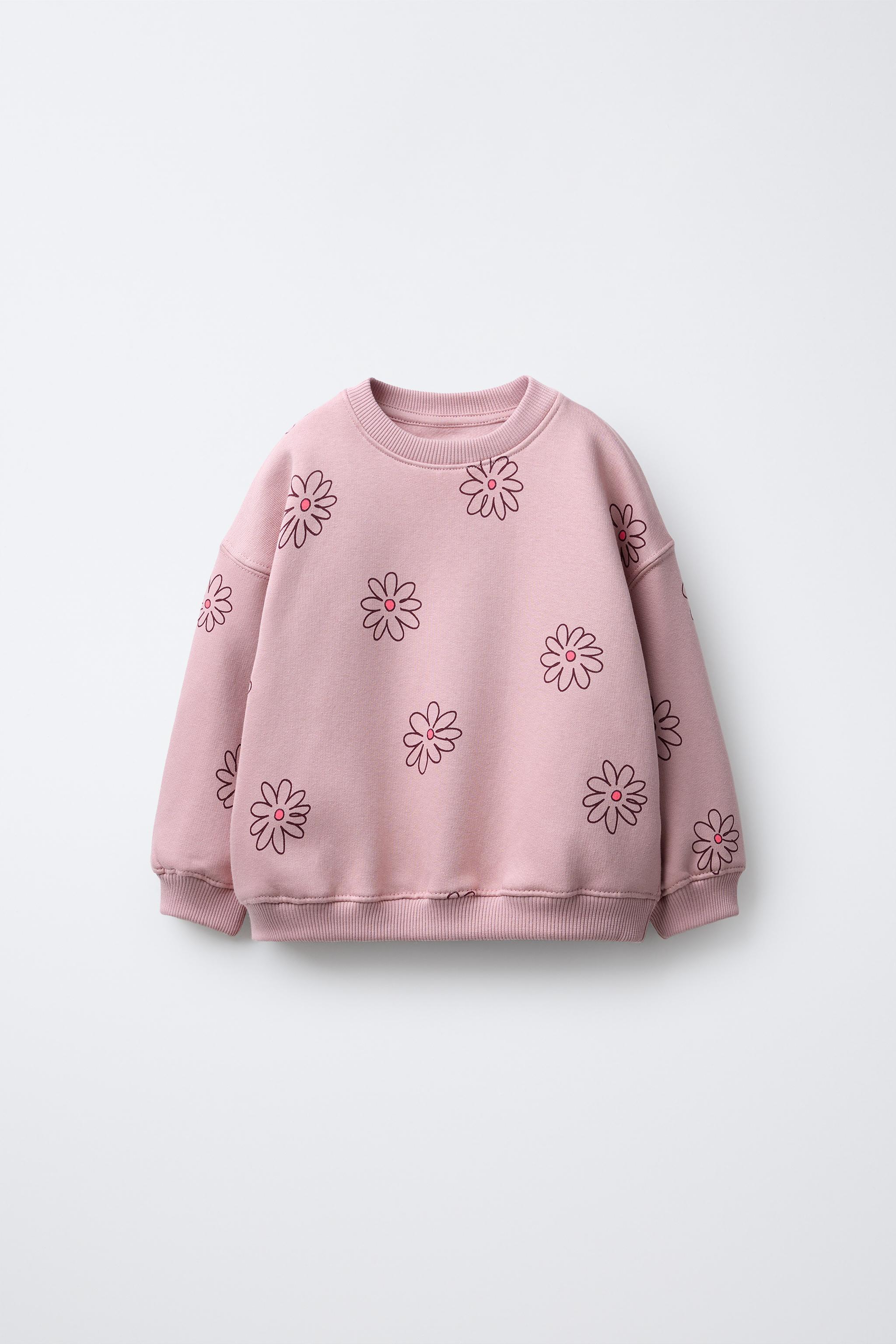 PRINTED SWEATSHIRT - Maroon | ZARA United States