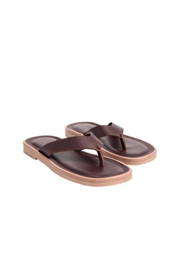 Zara LTHR SNDLS - Burgundy Red - Image 0