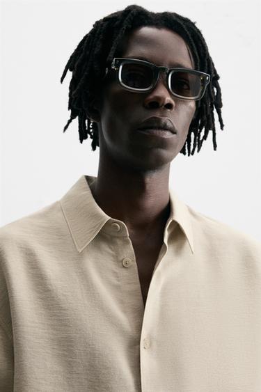 SQUARE SUNGLASSES - Green by Zara - Image 0