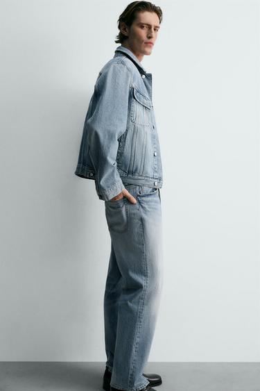 RELAXED FIT JEANS - Light blue by Zara - Image 5