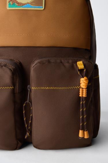 SAC À DOS TECHNIQUE - Marron de Zara - Image 2