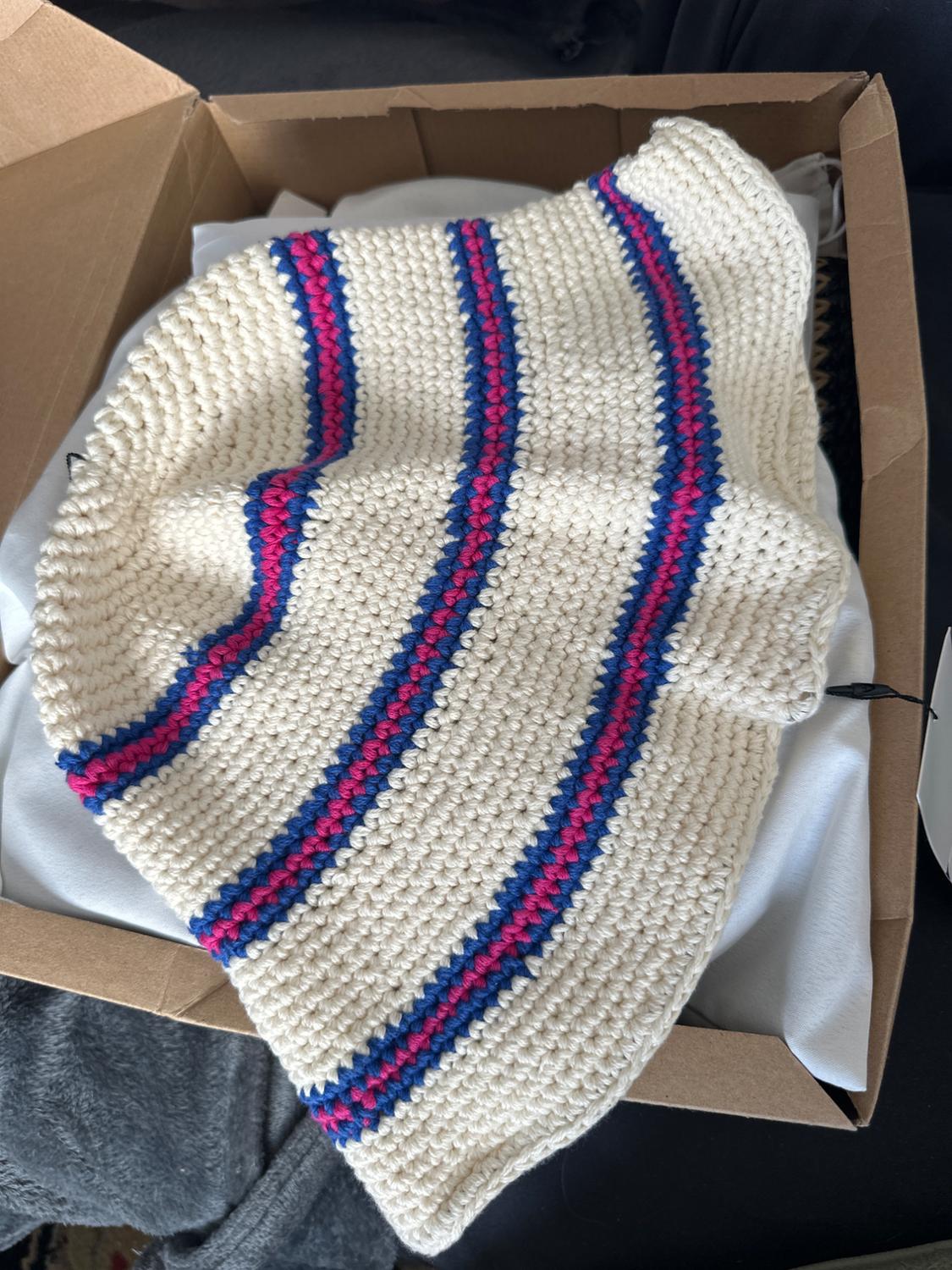 SOMBRERO CROCHET RAYAS