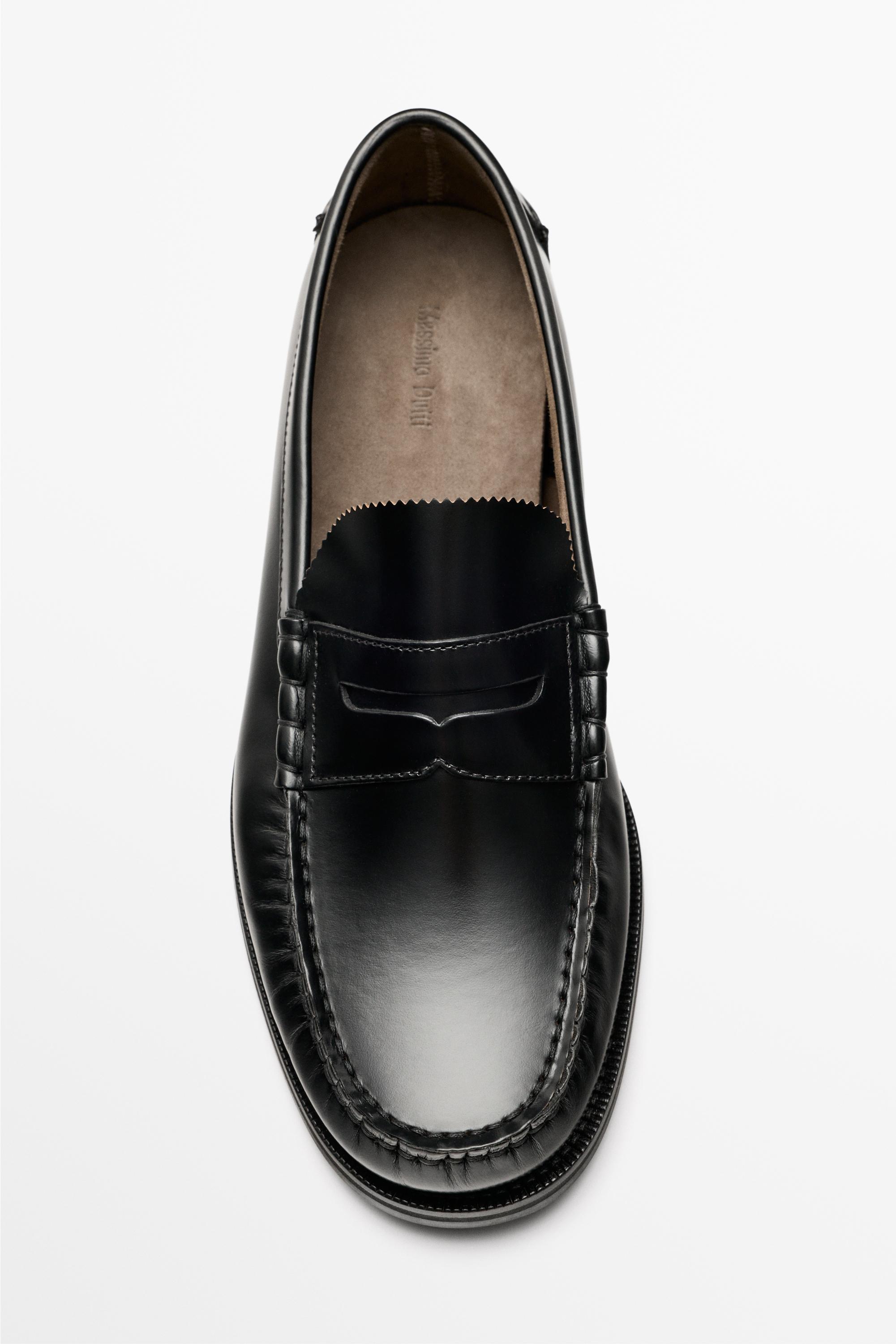 Mocassin en cuir à mors