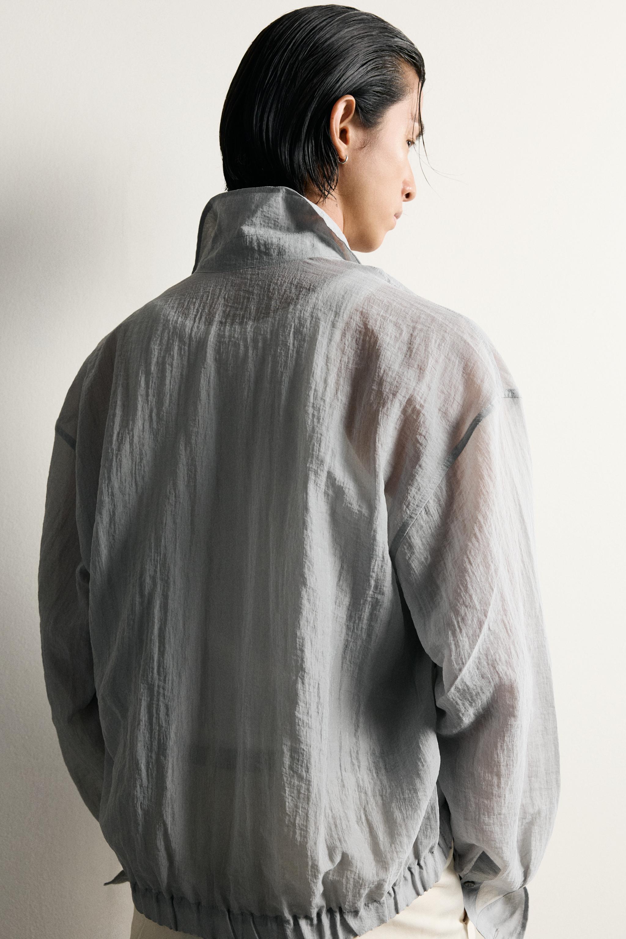 ライト リラックスフィット シャツジャケット - グレー/ブルー | ZARA 