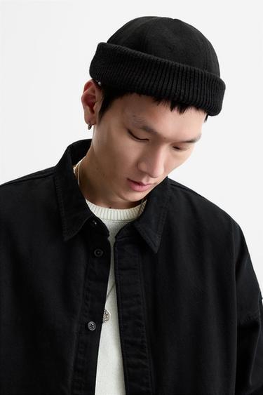 CONTRAST SHORT HAT - Black by Zara - Image 2