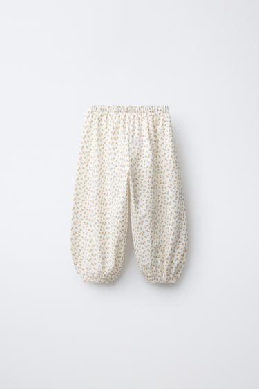 1 1/2-6 ANS/ PYJAMA BLOOMER FLEURI - Écru de Zara - Image 4