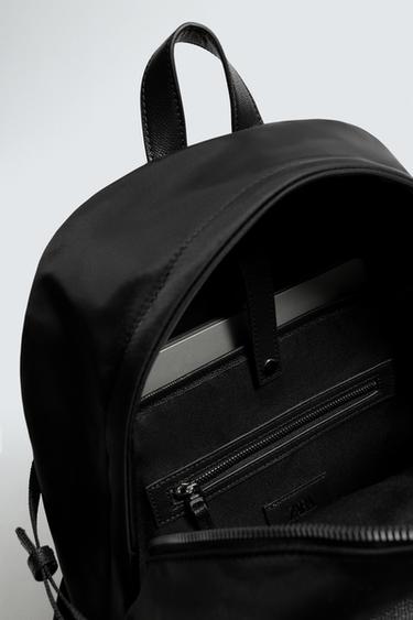 MULTI-POCKET TECHNICAL BACKPACK - Black by Zara - Image 3