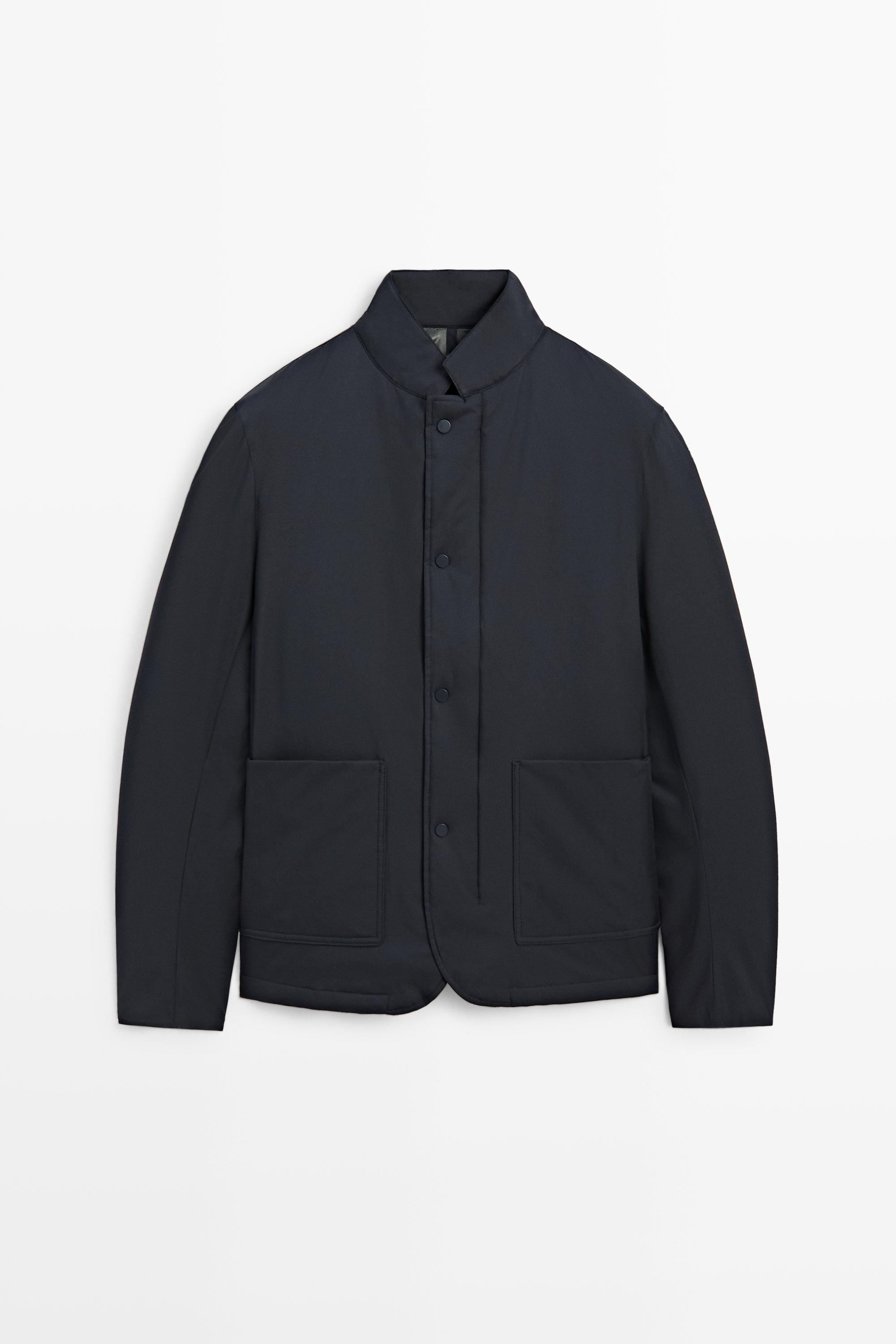 Stand-up collar down jacket