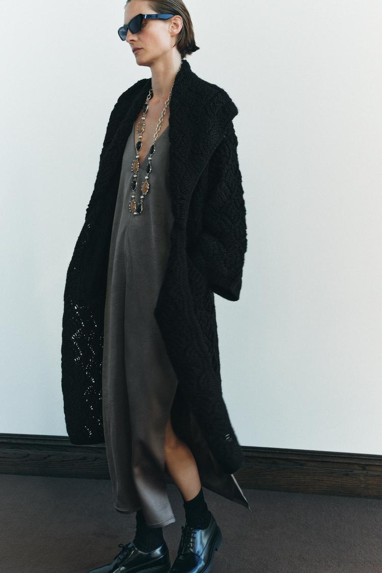 ropa rebeca larga zara