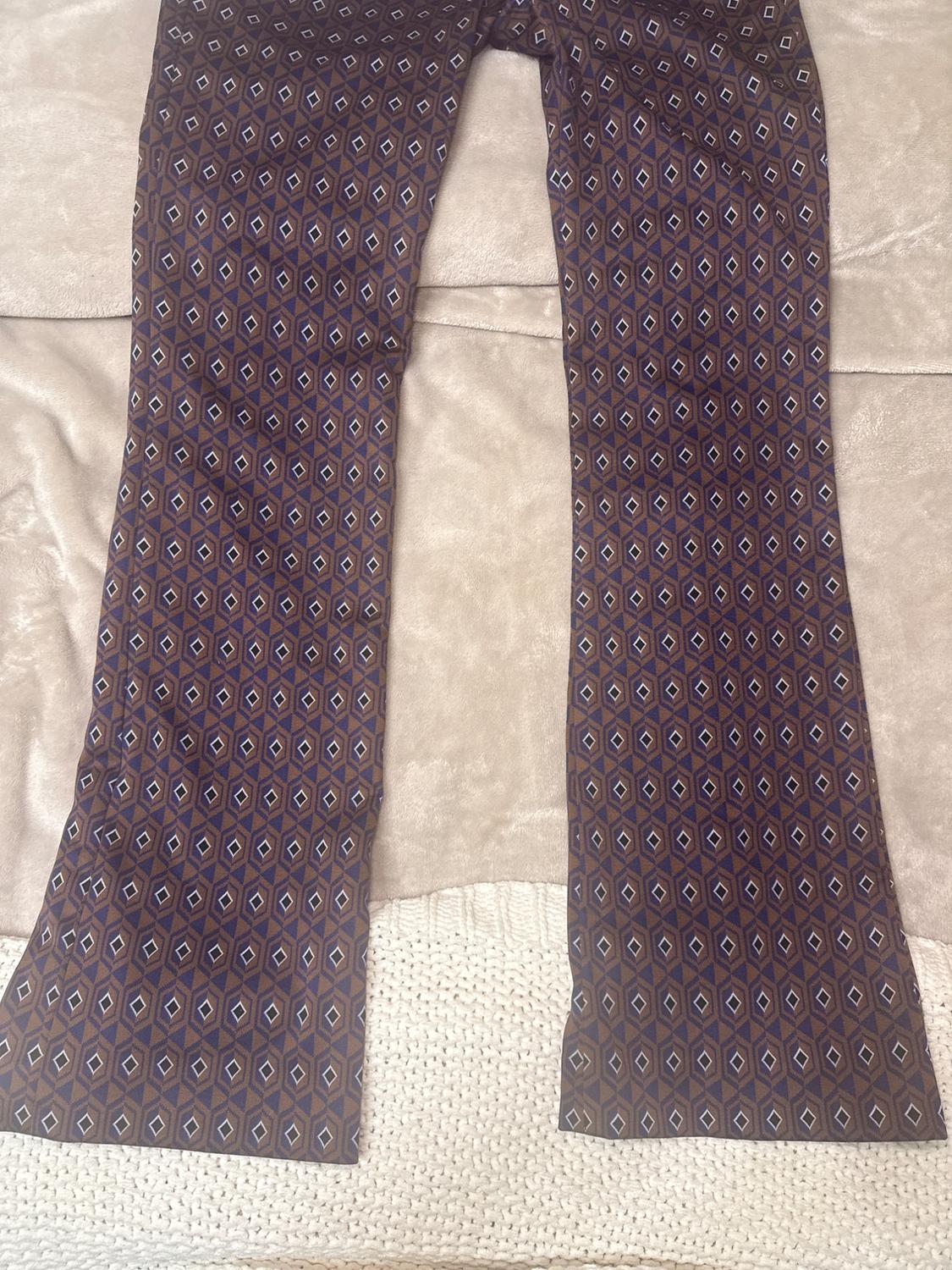 FLARED JACQUARD PANTS - Image 4