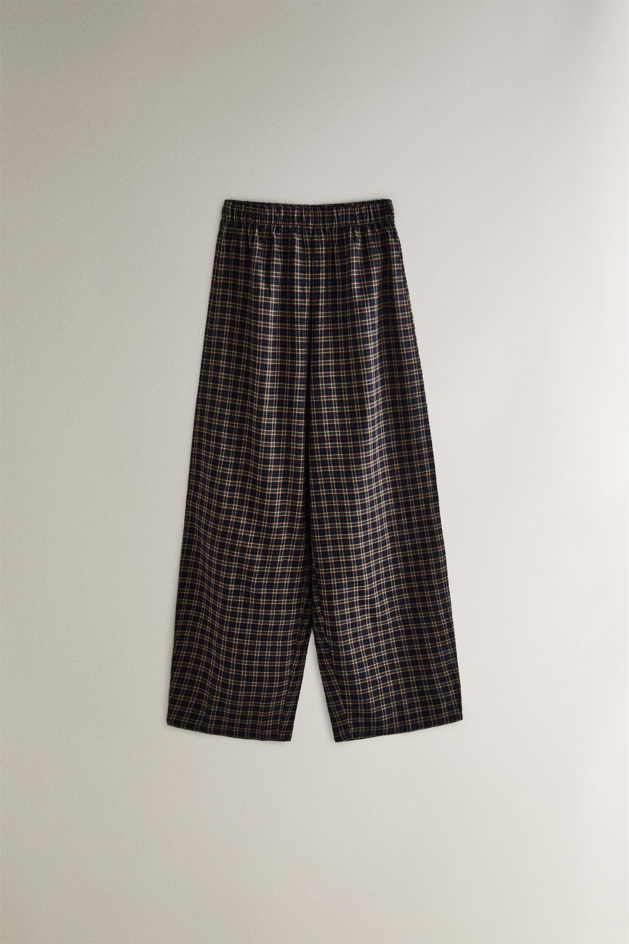 CHECK FLANNEL CHRISTMAS PAJAMA SET (SET OF 2