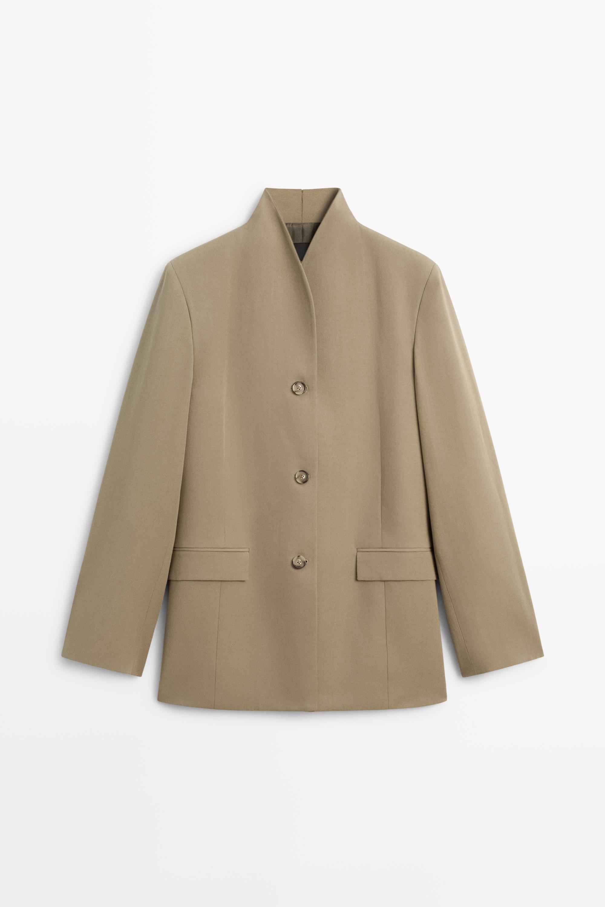 Veste col montant