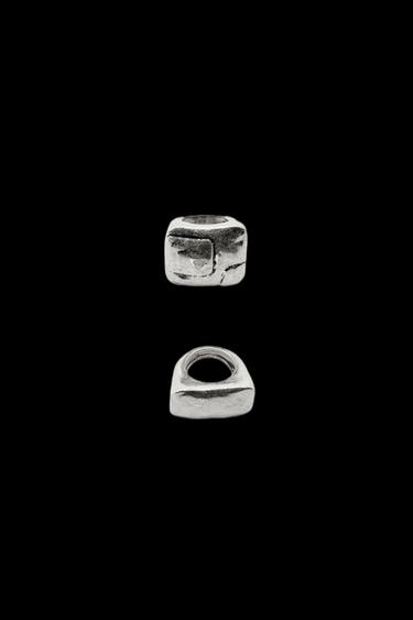 2-PACK OF RECTANGULAR MAXI RINGS - Silver by Zara - Image 0