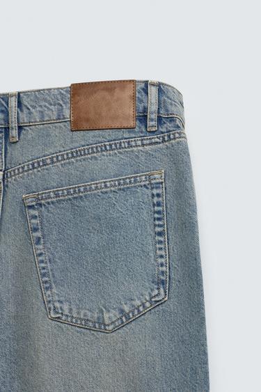 JEAN DROIT COUPE CHEVILLE - Bleu moyen de Zara - Image 10