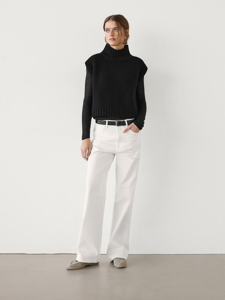 Chaleco Punto Mujer Zara Chaleco Punto Negro Mujer Zara Zara Mujer