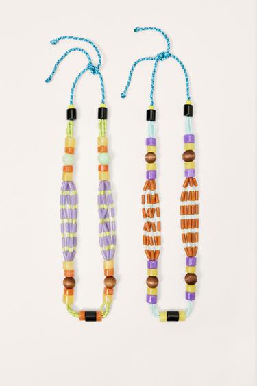 LOT DE 2 COLLIERS ÉDITION LIMITÉE - Multicolore de Zara - Image 2