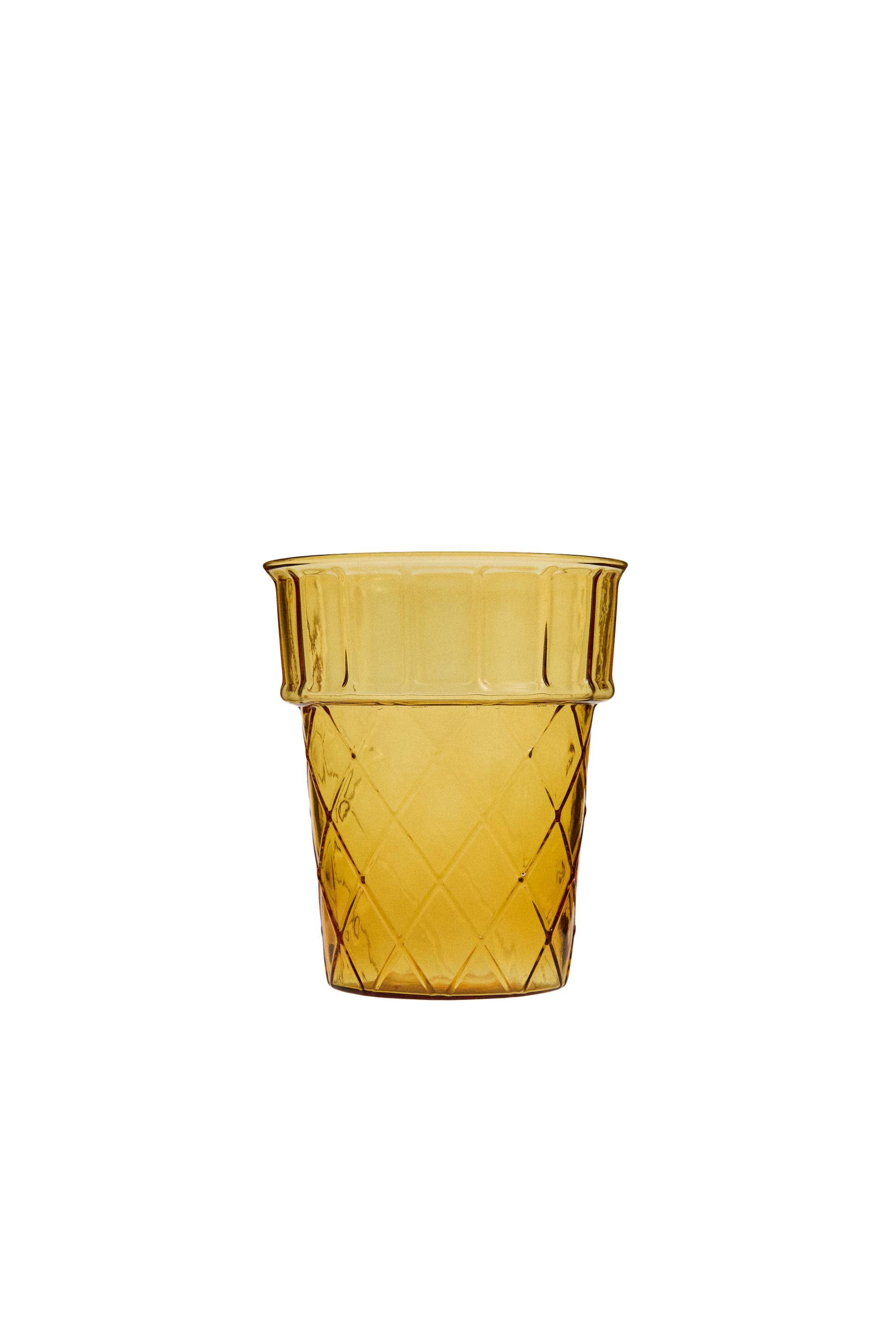 ICE CREAM BOROSILICATE GLASS TUMBLER - Orange | ZARA United States