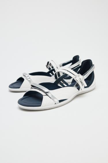 SANDALES DE SPORT À BRIDES - Blanc de Zara - Image 2