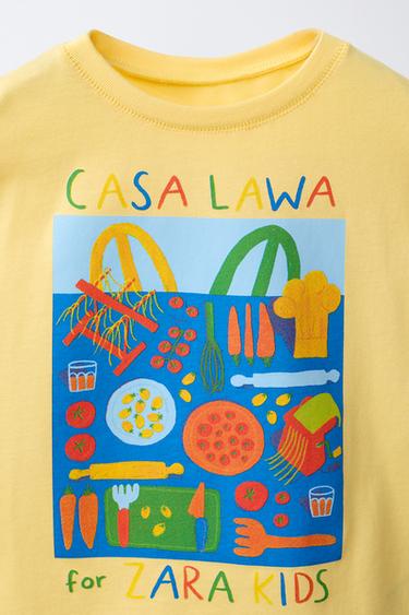 T-SHIRT GRAPHIQUE CASA LAWA X ZARA KIDS - Jaune de Zara - Image 2