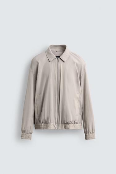 TECHNICAL BOMBER JACKET - Stone by Zara